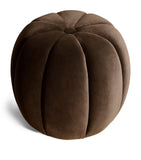Soho Home velvet Sofia footstool, imported from the UK