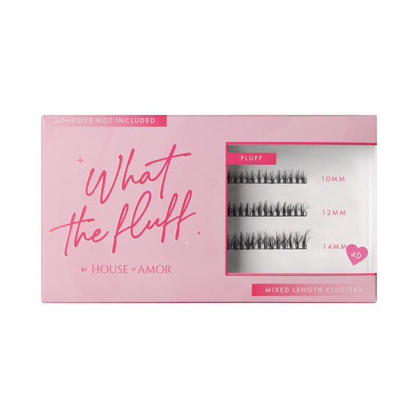 House of Amor false eyelashes fluff clusters (British brand)