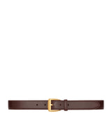 Harrods Saint Laurent Polished Leather Belt- Buy online at McGrocer