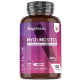 Superdrug WeightWorld Myo-Inositol 4000mg Tablets with Vitamin B6, Folic Acid & Chromium - 120 Vegan Tablets- Buy online at McGrocer