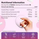 WeightWorld Inositol tablets 4000mg 120 tablets, UK version