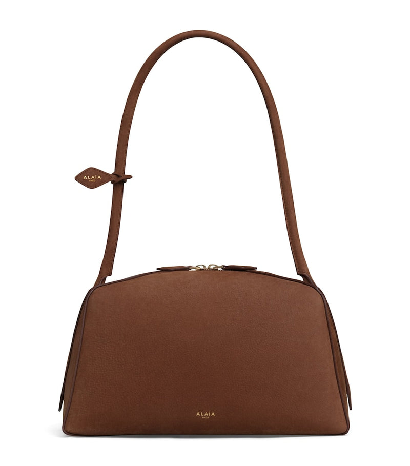Alaïa Le Bouledogue shoulder bag nubuck leather, UK version