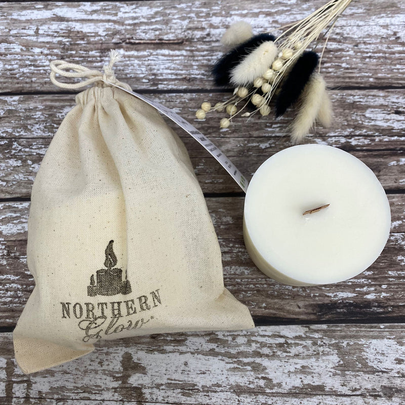 Scented candle refill for reusable jars, UK version