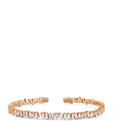Harrods Suzanne Kalan Rose Gold and Diamond Classic Bangle- Buy online at McGrocer