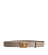 Harrods Dolce&Gabbana Leather Logo Belt 3cm- Buy online at McGrocer