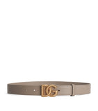 Dolce&Gabbana leather logo belt 3cm - British product