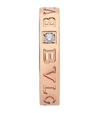 Bvlgari B.zero1 ring rose gold with diamonds, UK version
