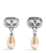 Harrods Valentino Garavani Crystal Ovalette Earrings- Buy online at McGrocer