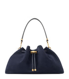 Jimmy Choo medium suede cinch shoulder bag (British brand)