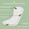 Organyc panty liners flat light flow 24 count (British brand)