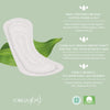 Organyc panty liners flat light flow 24 count (British brand)