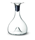 Georg Jensen wine carafe with stainless steel stopper, UK version