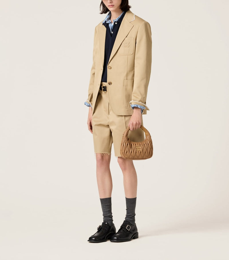 Miu Miu Matelassé Leather Wander Top-Handle Bag (British brand)