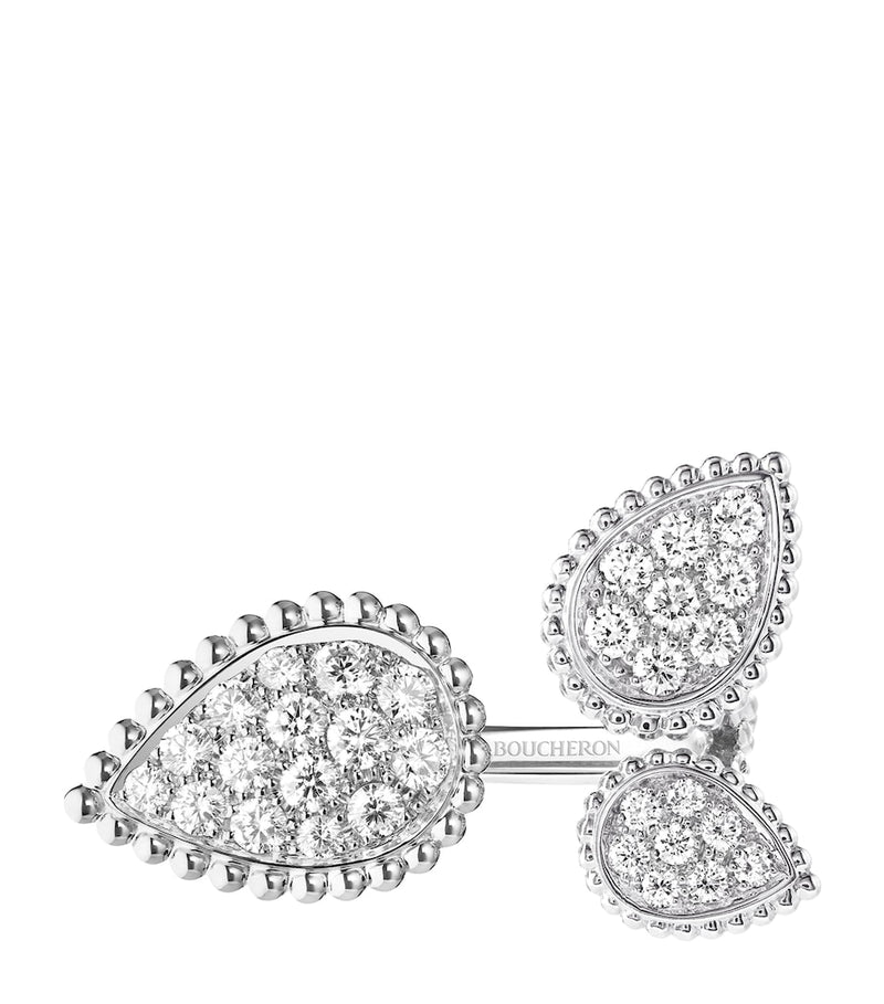 Boucheron Serpent Bohème three motifs ring, UK version