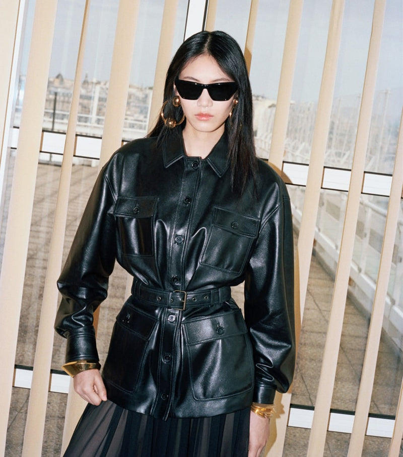 Saint Laurent SL M103 cat eye sunglasses black acetate (British brand)