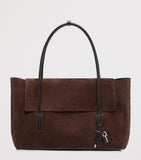TOM FORD Eclipse shoulder bag in large suede (British brand)