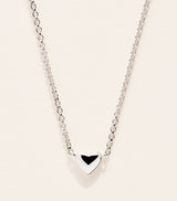 Harrods Astrid & Miyu Recycled Sterling Silver Love Heart Charm Necklace- Buy online at McGrocer