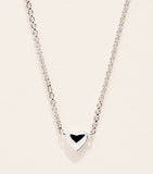 Astrid & Miyu heart charm necklace (British brand)