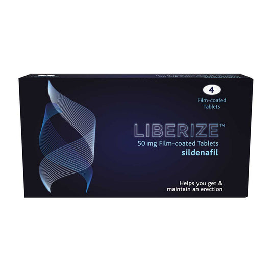 Liberize 50mg Film-coated  Sildenafil - 4 Tablets GOODS Boots   