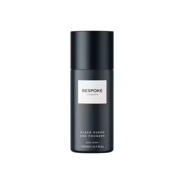 Bespoke London Black Suede & Fougere Body Spray 150ml - British product