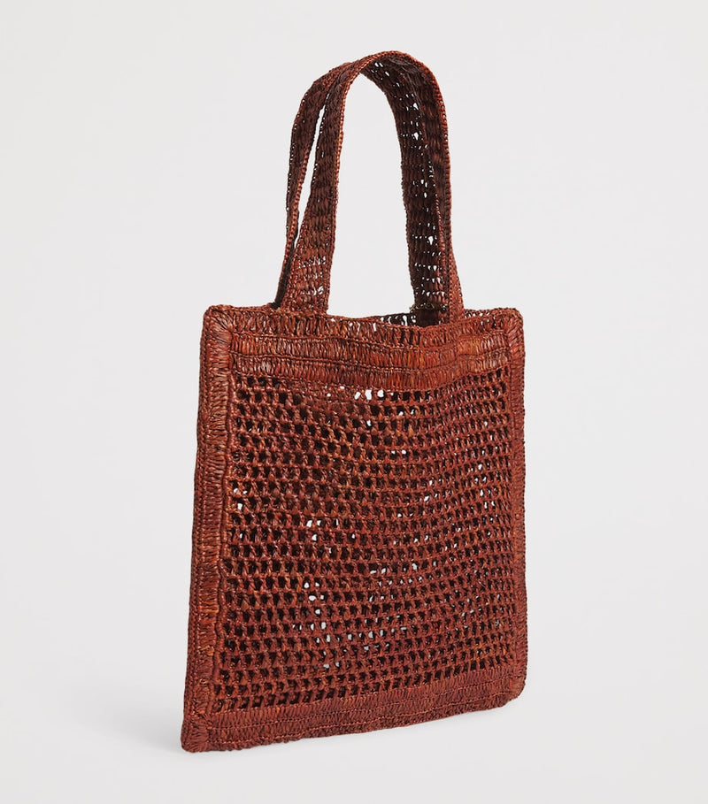 Chloé Raffia Summer Banana tote bag, handcrafted - British product