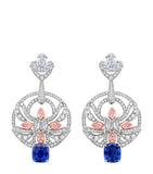 Boodles Palace Collection earrings in platinum and rose gold, UK version