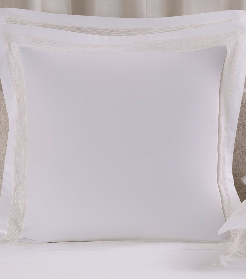 Frette Balance Lace pillowcase 65cm, imported from the UK