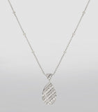 Chaumet white gold diamond pendant necklace, imported from the UK