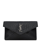 Saint Laurent envelope card holder croc-embossed leather, UK version