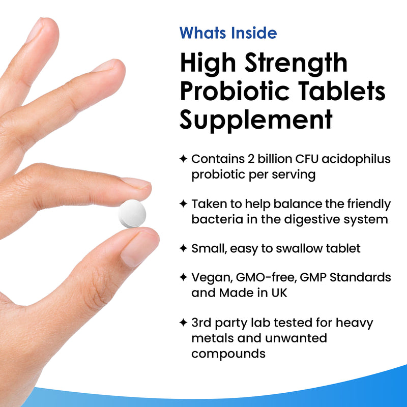 New Leaf Probiotic Acidophilus tablets 120 tablets - British product