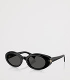 Miu Miu oval wrap-around sunglasses (British brand)