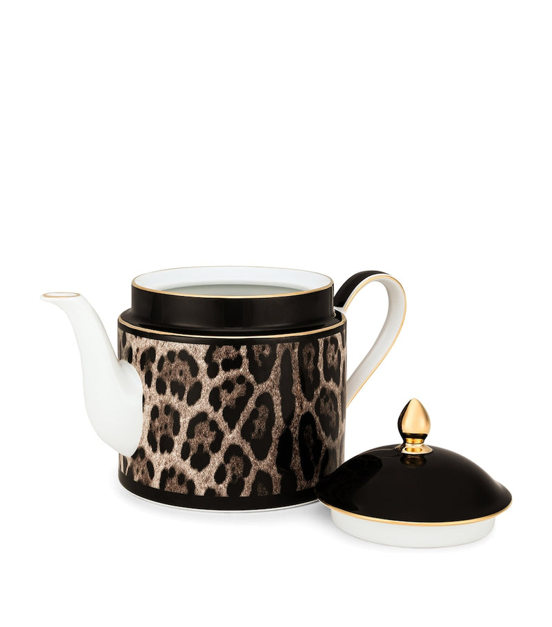 Dolce&Gabbana Leopardo porcelain teapot, UK version
