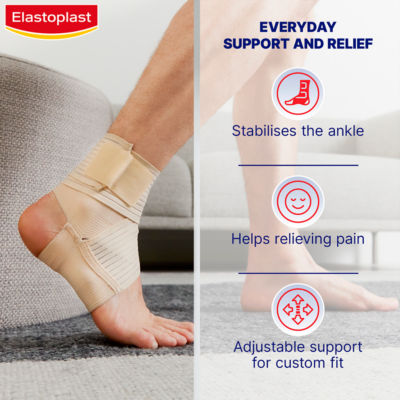 Elastoplast Everyday Wrap Around Ankle Support Medium - British product