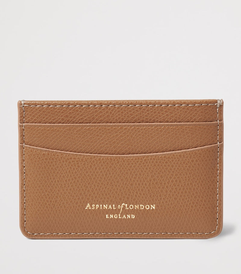 Aspinal of London leather logo card holder, imported from the UK