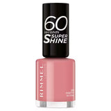 Superdrug Rimmel London 60 Seconds Super Shine Nail Polish Preppy In Pink- Buy online at McGrocer