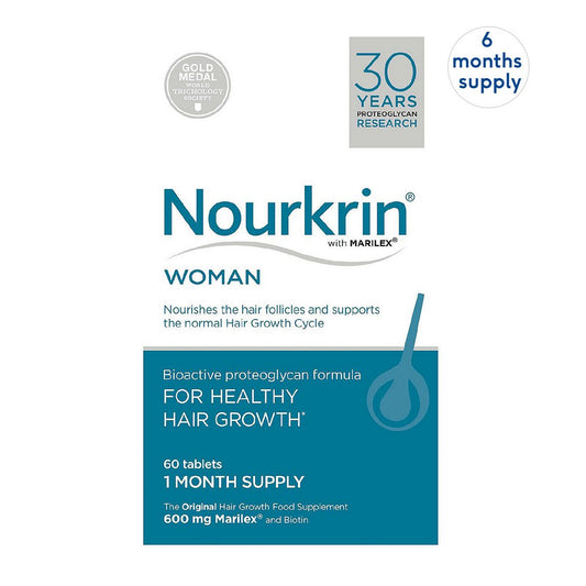 Nourkrin® WOMAN For Hair Growth- 6 Month Supply (360 Tablets) GOODS Boots   