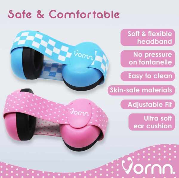 Vorsprung Silent Protect baby ear defenders (British brand)