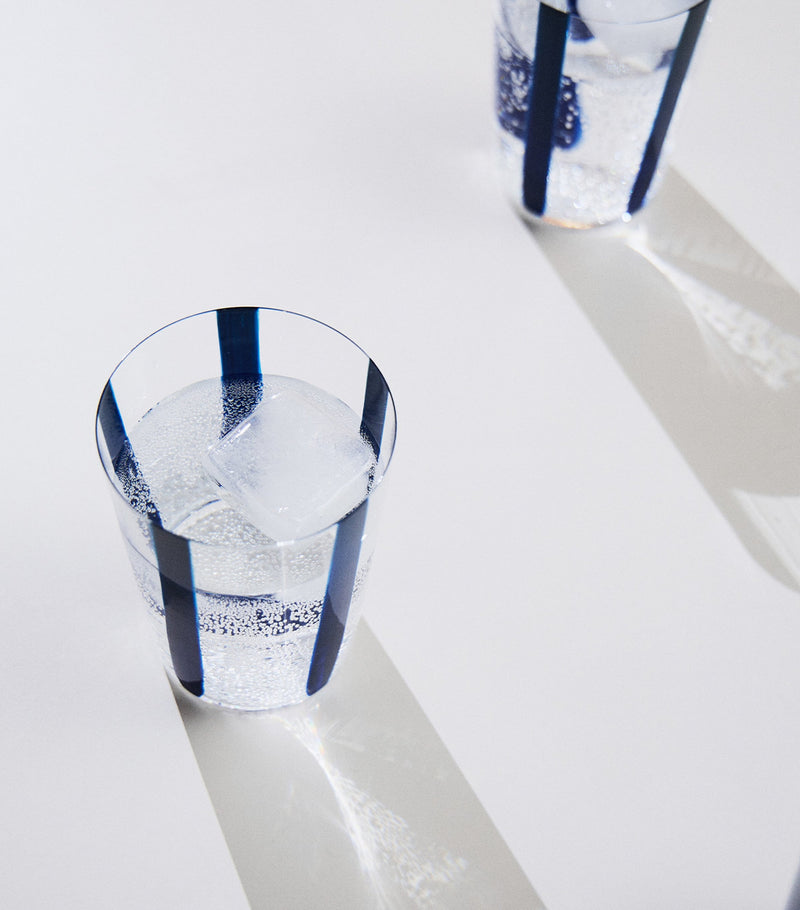 The Conran Shop Nova Stripe tumblers 500ml (British brand)