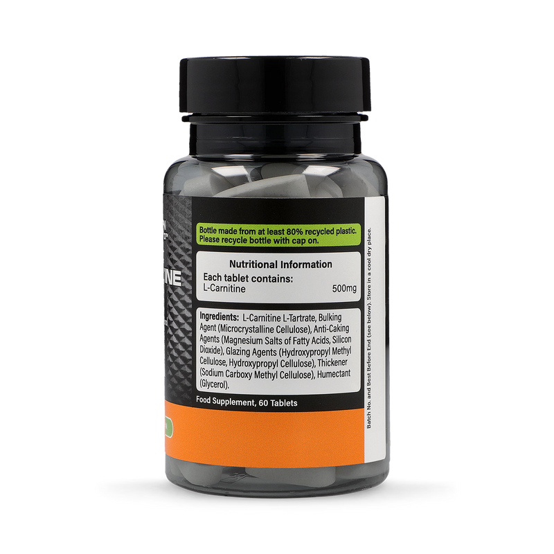 L-Carnitine 500mg 60 tablets , UK version