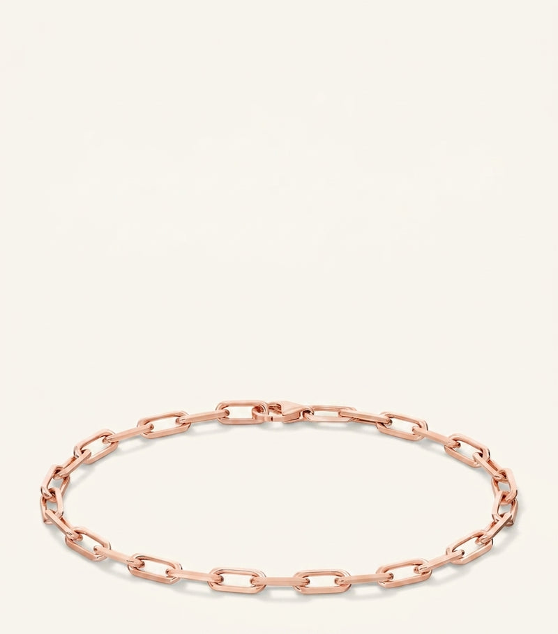 Cartier rose gold chain bracelet 20cm, UK version
