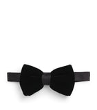 Giorgio Armani silk velvet pre-tied bowtie (British brand)