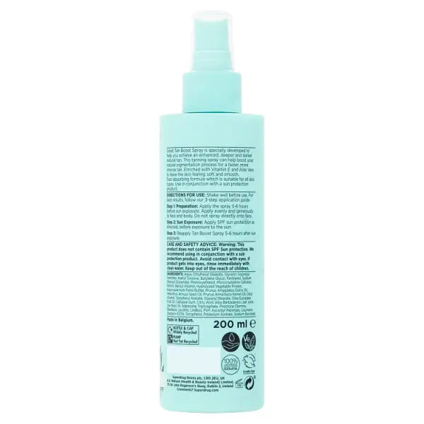 Solait Tan Boost Spray natural tan accelerator 200ml (British brand)
