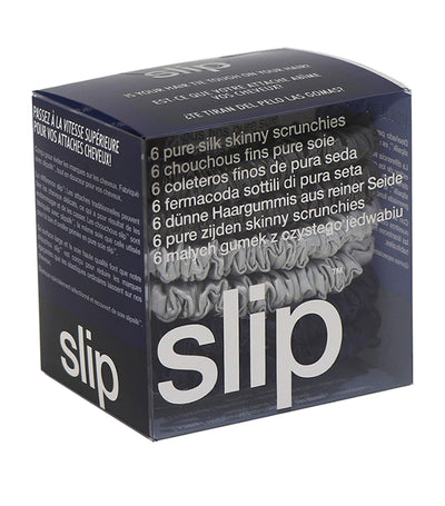 Harrods Slip Silk Skinnies مجموعة Midnight Collection ربطات شعر حريرية، مجموعة من 6 - اشترِ عبر الإنترنت من McGrocer