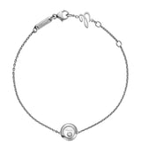 Harrods Chopard White Gold and Diamond Happy Diamonds Icons Bracelet- Buy online at McGrocer