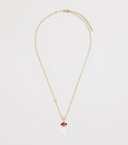 Jacquie Aiche yellow gold tourmaline triple step necklace (British brand)