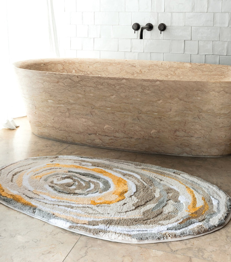 Graccioza Stone bath mat 60cm x 100cm, imported from the UK