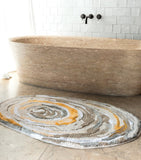 Graccioza Stone bath mat 60cm x 100cm, imported from the UK