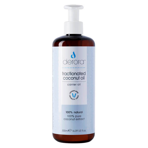 Derora fractionated coconut oil 500ml, UK version