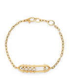 Jade Trau Penelope bracelet with yellow gold and diamonds, UK version