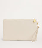 Harrods medium pebbled leather pouch - British product